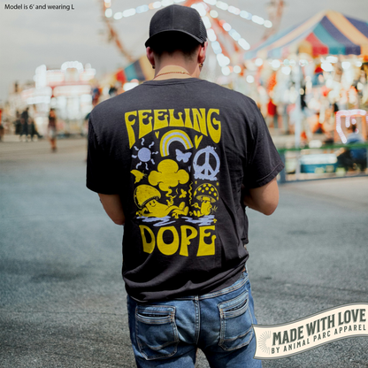 Feeling Dope Mushrooms - Backprint Tee