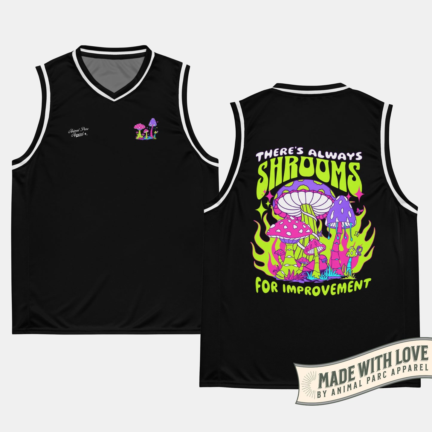Shrooms For Improvement - Basketball Jersey