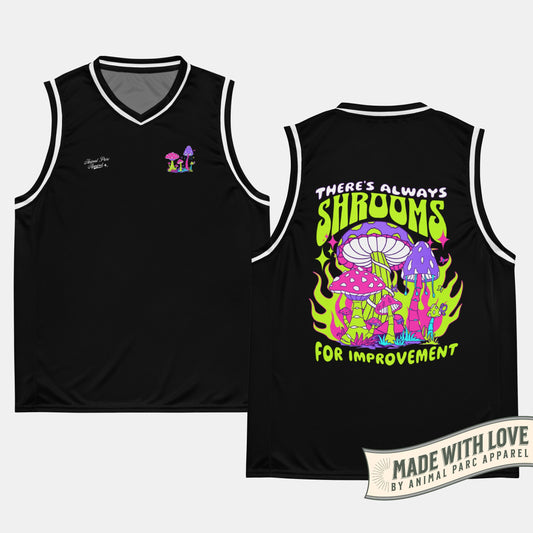Shrooms For Improvement - Basketball Jersey